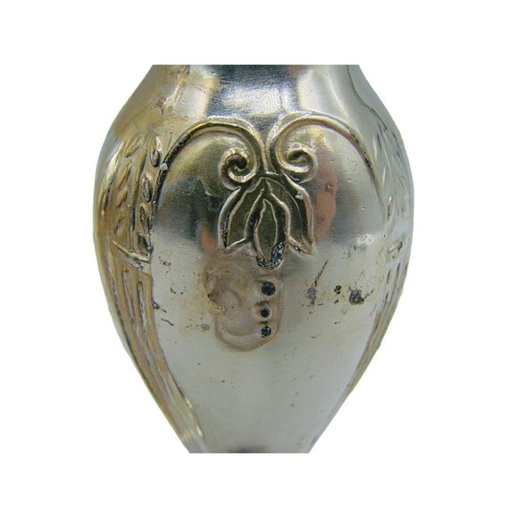 Salt and Pepper Shakers Silver Tone Made in USA #803 Regal MCM Glam Dinner Set 2 - Picture 2 of 12